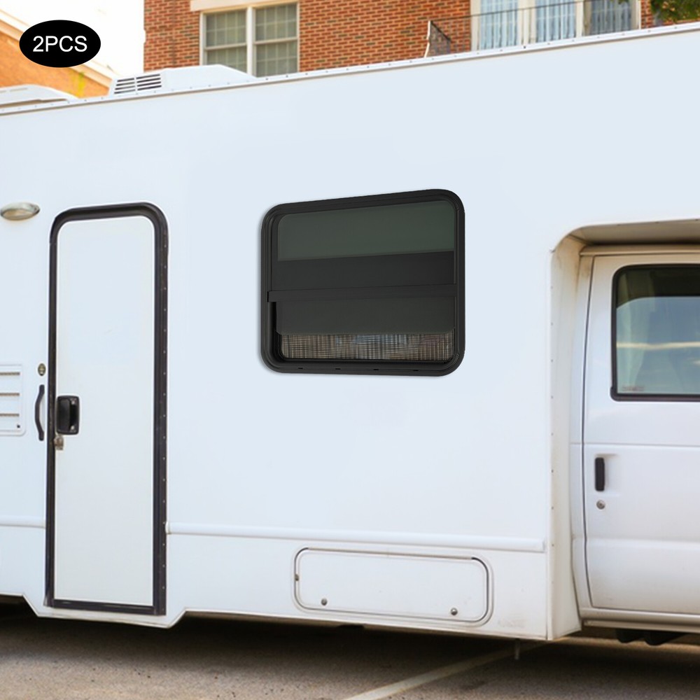 RV Window, 2 PCS RV Windows, RV Vertical Slide Window