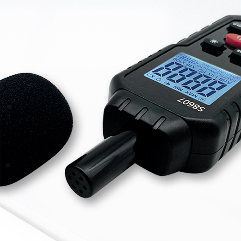 Digital Sound Level Meter Meter SPL Meter Backlit Display Professional Noise