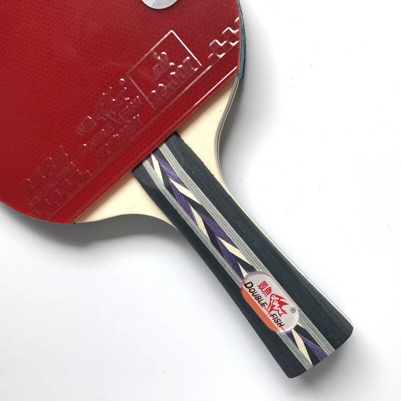 GoodBasic Long Handle (Shakehand) Ping Pong Paddle Table Tennis Racket Bat Blade