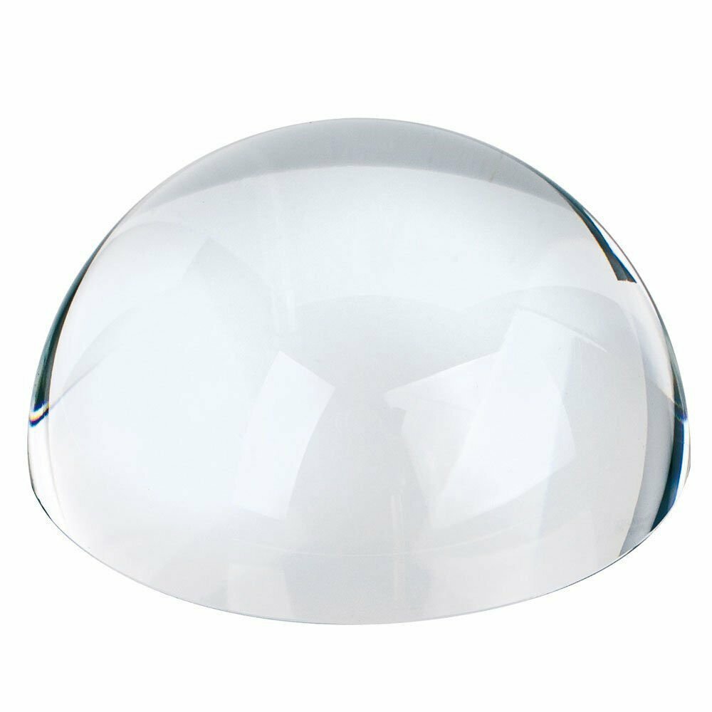 PAPERWEIGHT MAGNIFIER - Dome Magnifier/Paperweight, 3.25"OPTICAL CRYSTAL