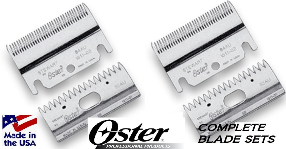 OSTER CLIPMASTER VARIABLE SPEED CLIPPING MACHINE SET-2 BLADES,CASE-Sheep,Cattle