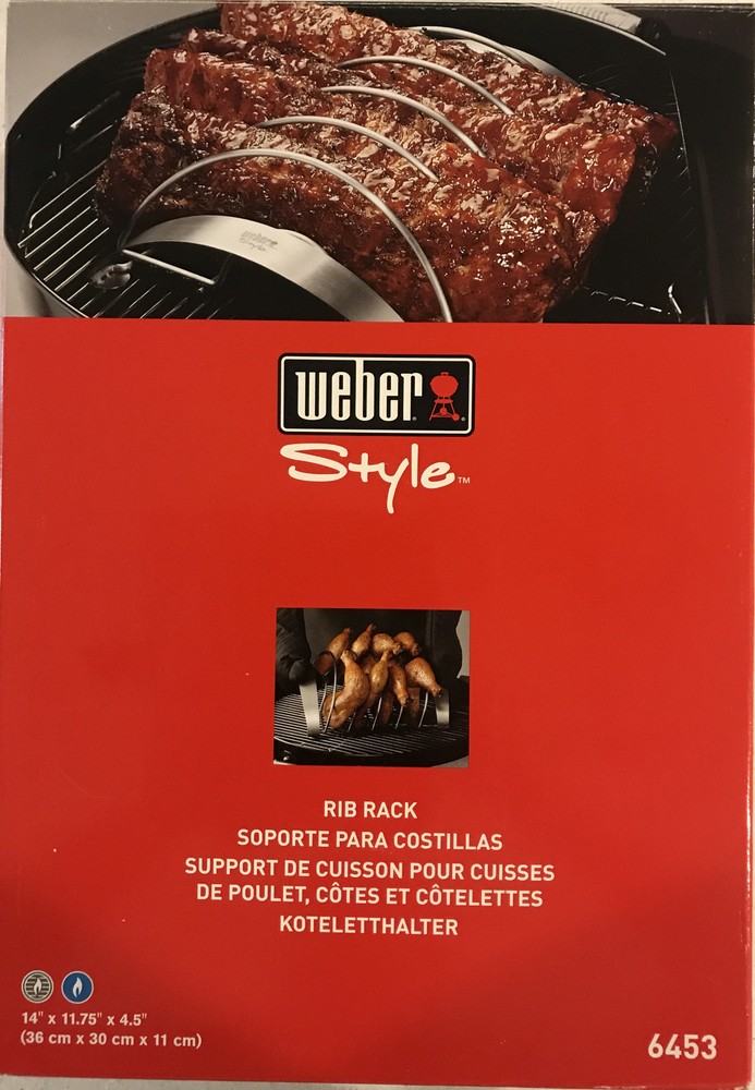 Weber Rib Rack #6453 - NEW