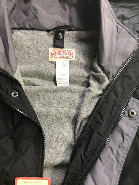 Red Kap Hi Vis Enhanced Visibility Reflective Work Jacket & Vest Combo Zip IN