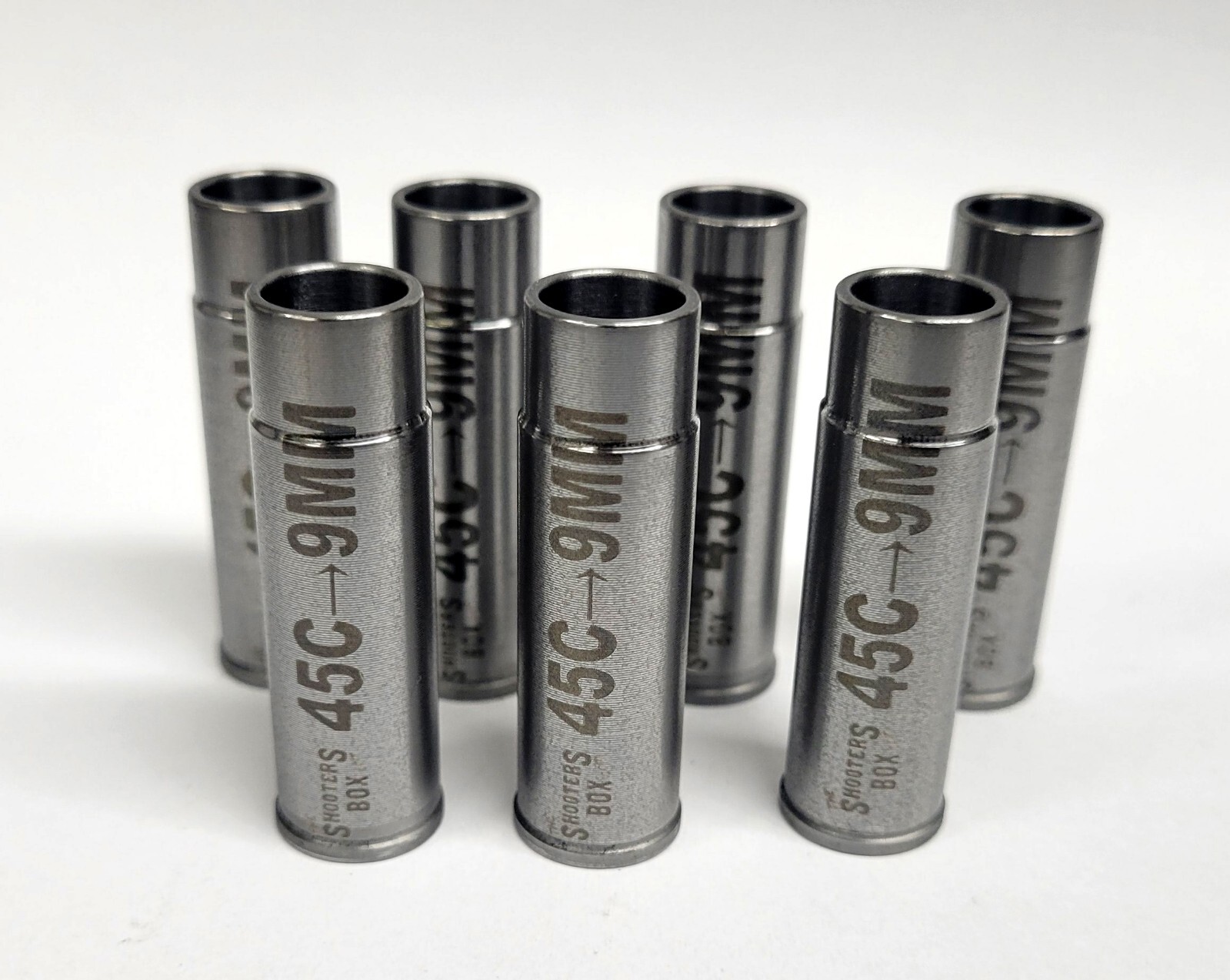 45 COLT/454 CASULL/460S&W to 9MM - Chamber Reducer/Adapter - Set of 7 USA MADE