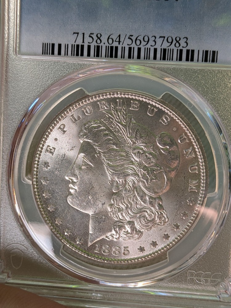 1885-O Morgan Dollar - PCGS MS -64