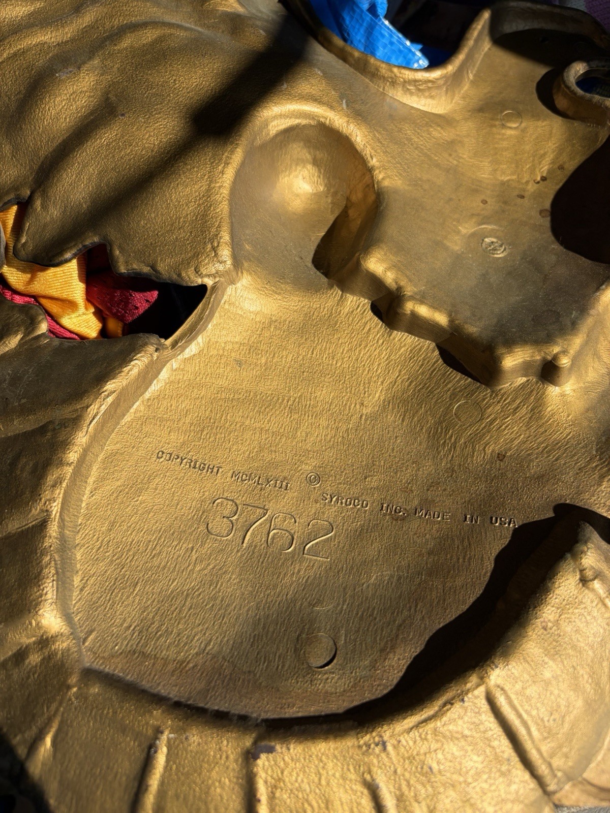 Vintage Syroco American Eagle Wall Hanging Plaque Model 3762 45” X 18" Mfg 1963