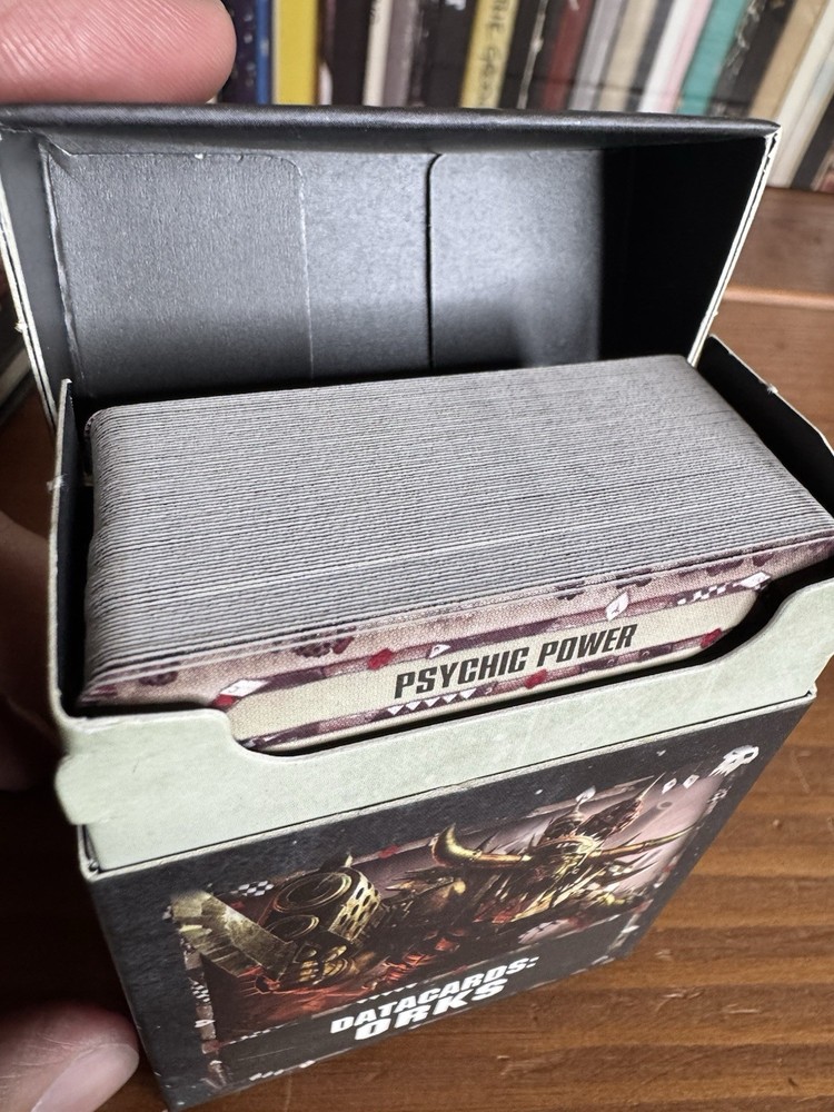 Warhammer 40K Orks Codex 8th + Datacards Complete Set GW 2018 Bundle Lot VG