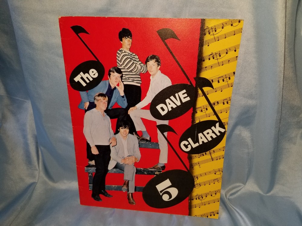 The Dave Clark Five Original US Concert Book Program 1960's