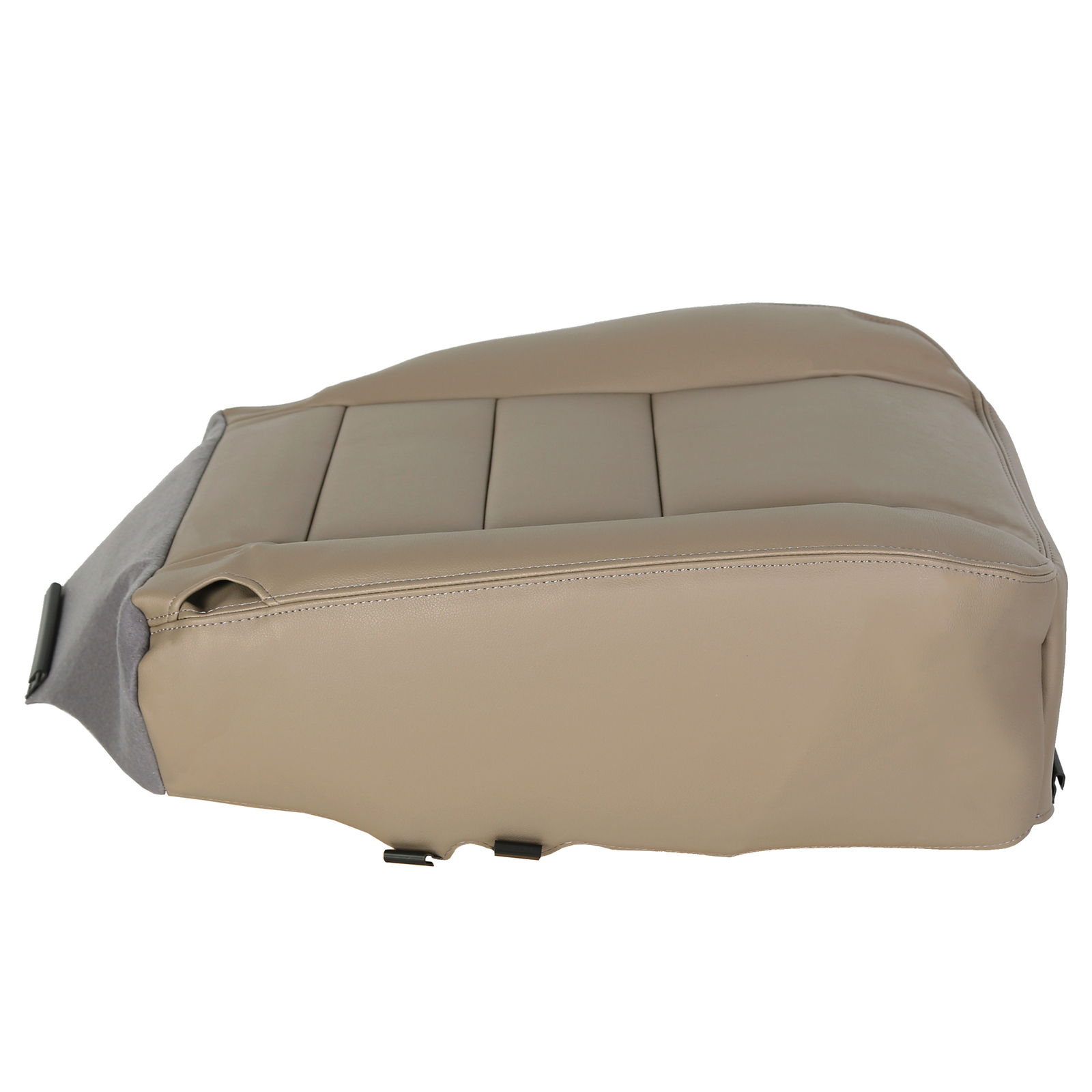 For Ford F250 F350 Super Duty 2002-07 04 05 Driver Bottom Seat Cover Tan Leather