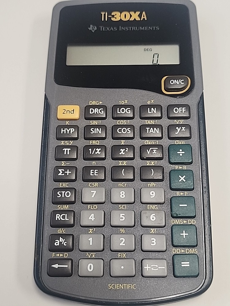 Texas Instruments TI-30XA Scientific Calculator (Read Description)