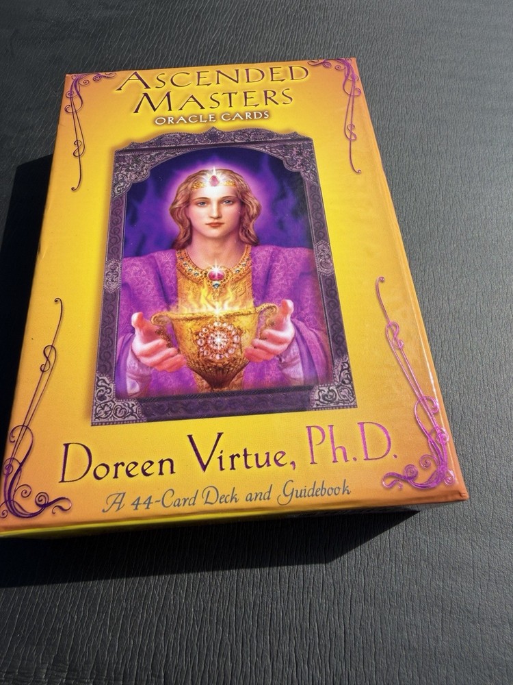 Ascended Masters Oracle Cards Doreen Virtue 44 Card Deck Complete With Guidebook