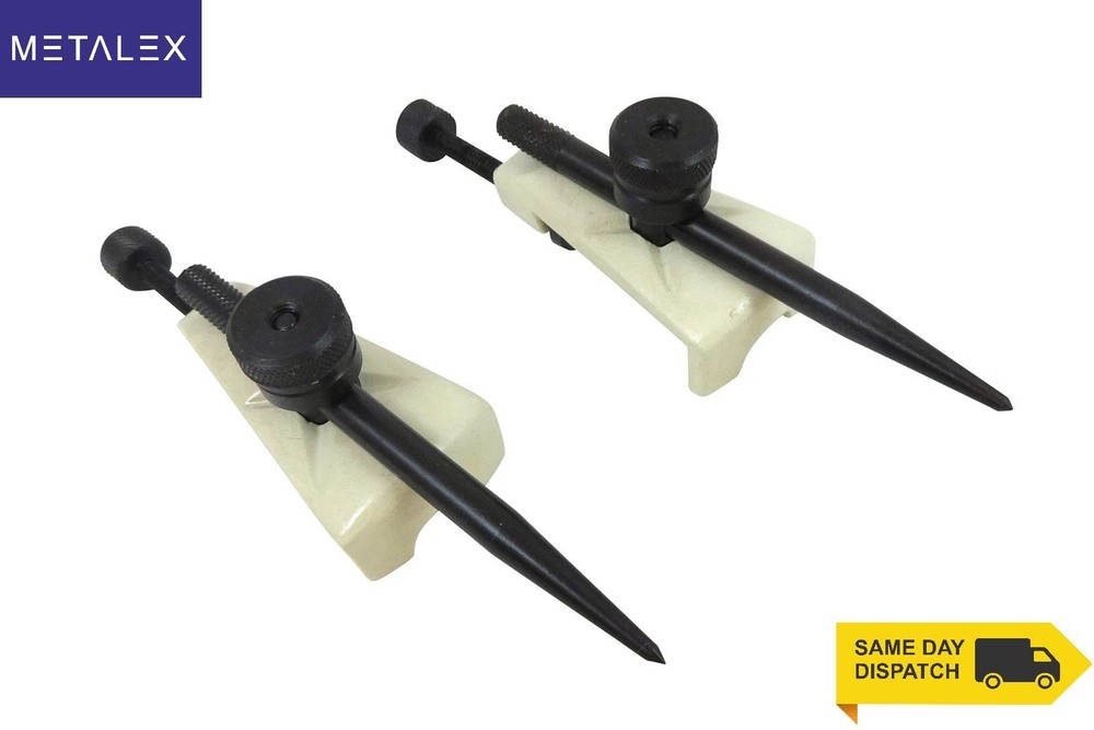Large Adjustable Trammel Head Set Beam Compass Pencil Holders Woodworking Tool