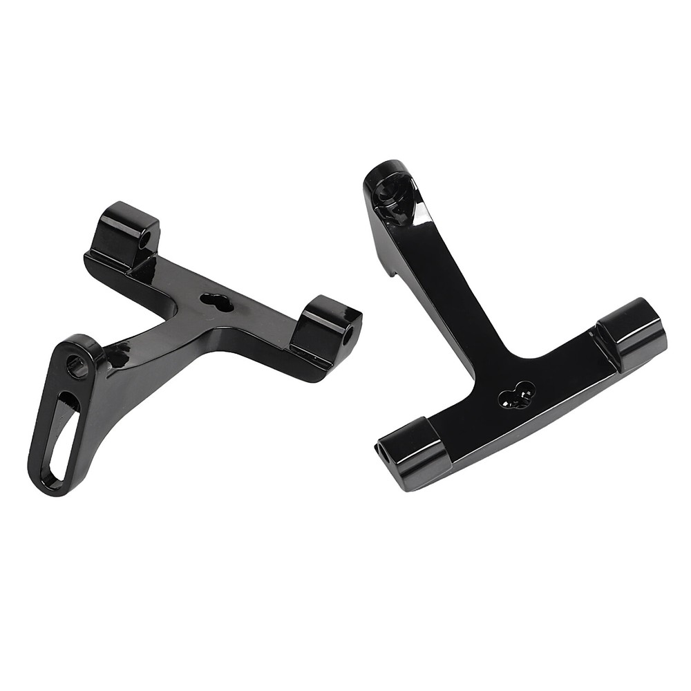 Black Left Right Rear Floorboard Mounting Bracket For Harley Electra Glide FLHTK