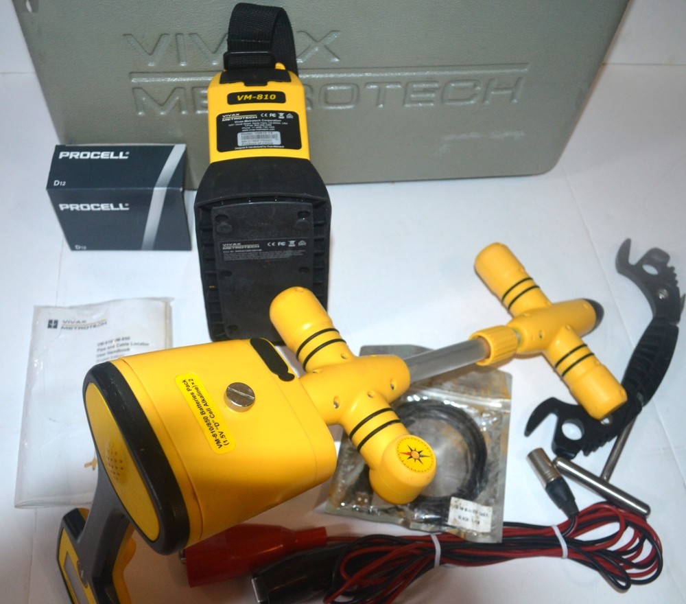 METROTECH VIVAX VM810 PIPE CABLE LOCATOR SET RYCOM