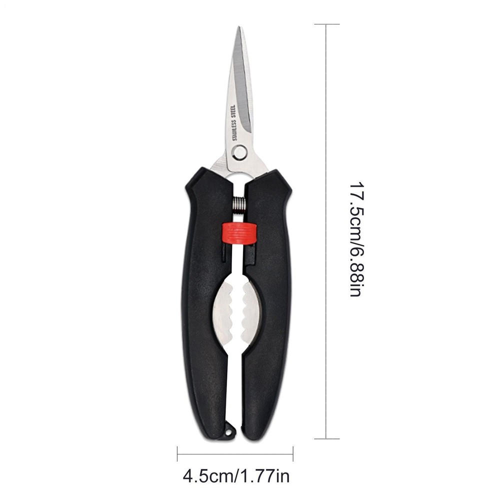 Lobster Peeling Shrimp Scissors Kitchen Cutter Shears Seafood Tool