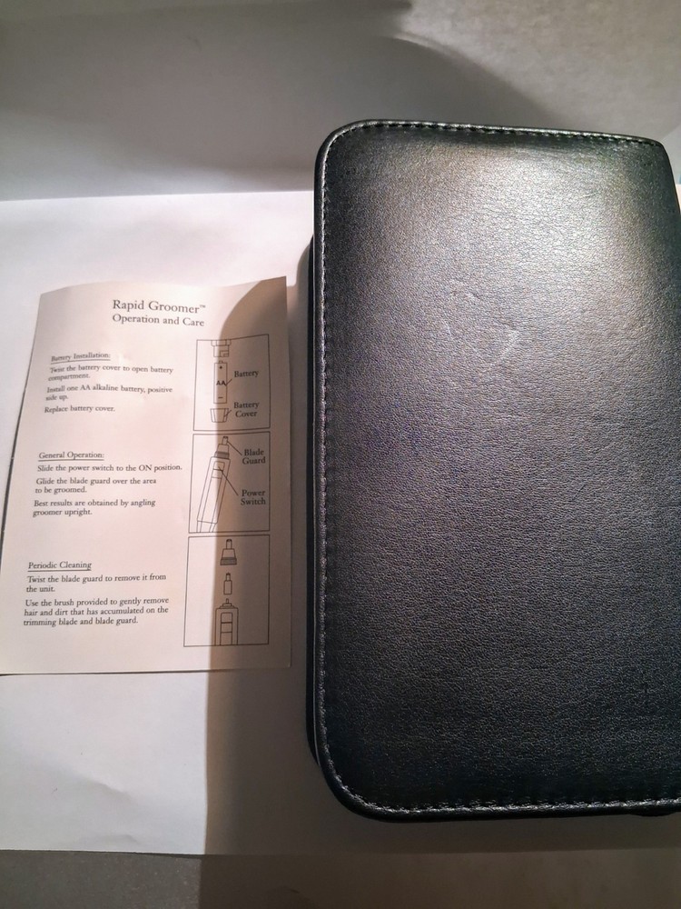 Men's Grooming kit leather case