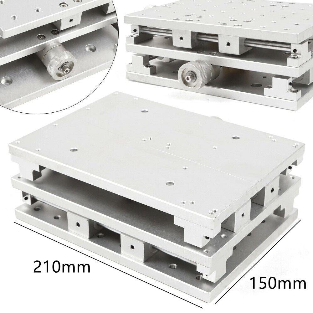 XY Axis 2 Axis Positioning Work Table Laser Marking Machine Adjustable Workbench