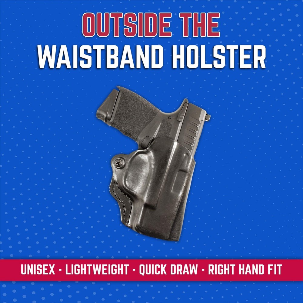 Desantis Mini Scabbard Holster FITS: Springfield Hellcat, Hellcat OSP, Black, RH