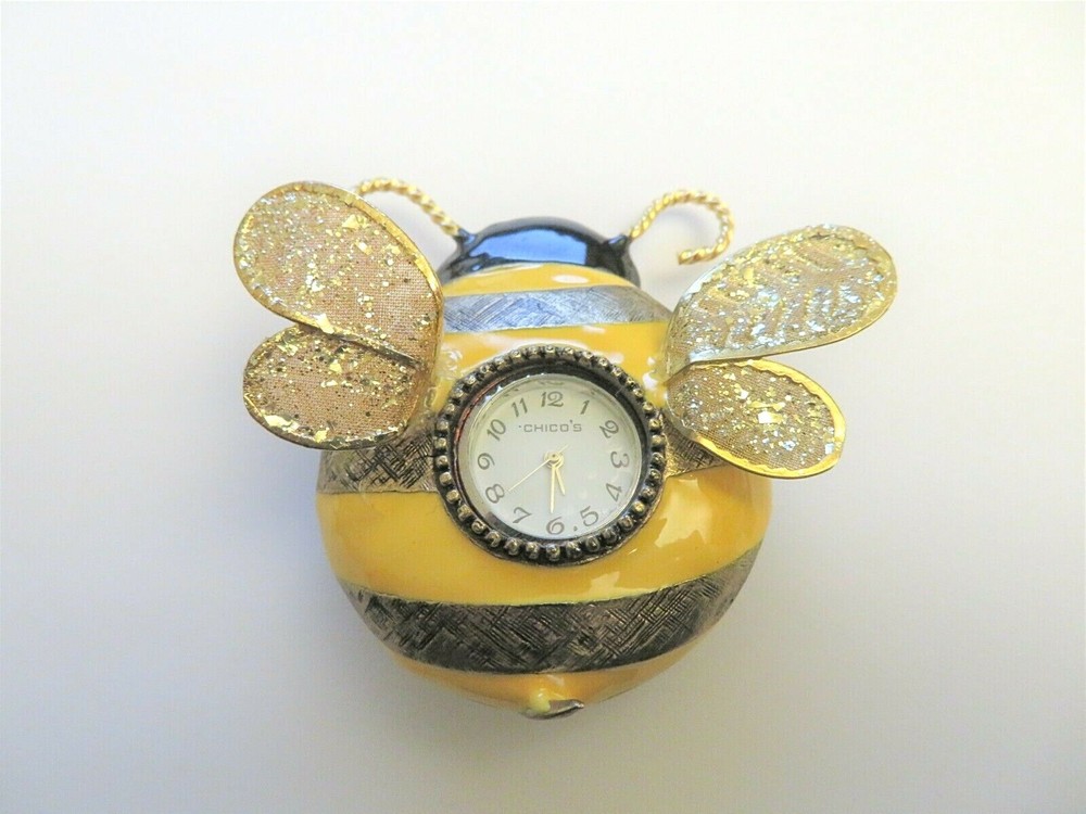 NEW CHICOS BUMBLEBEE DESK TOP CLOCK