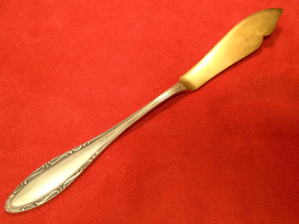12 German 800 Silver Fish Knives (#2232)