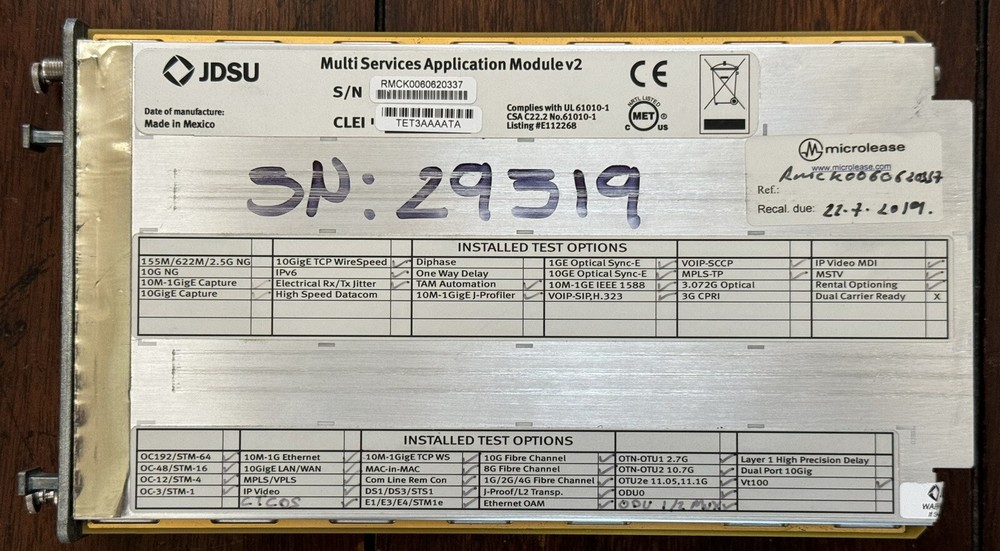 JDSU / VIAVI 10G & Below MSAM v2