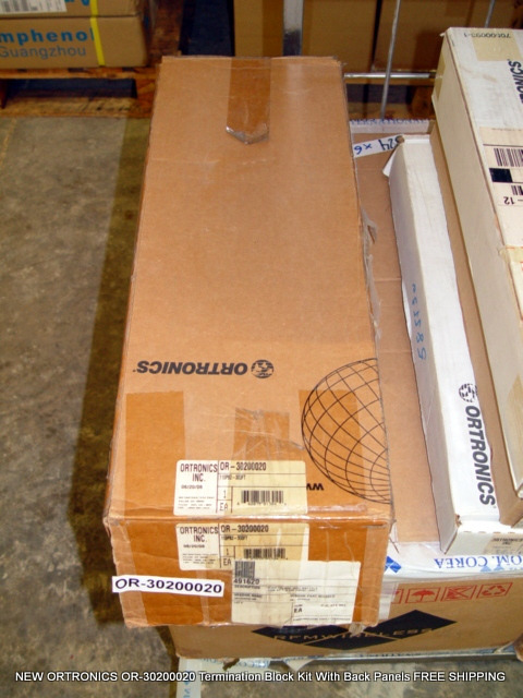 NEW ORTRONICS OR-30200020 Termination Block Kit With Back Panels FREE SHIPPING