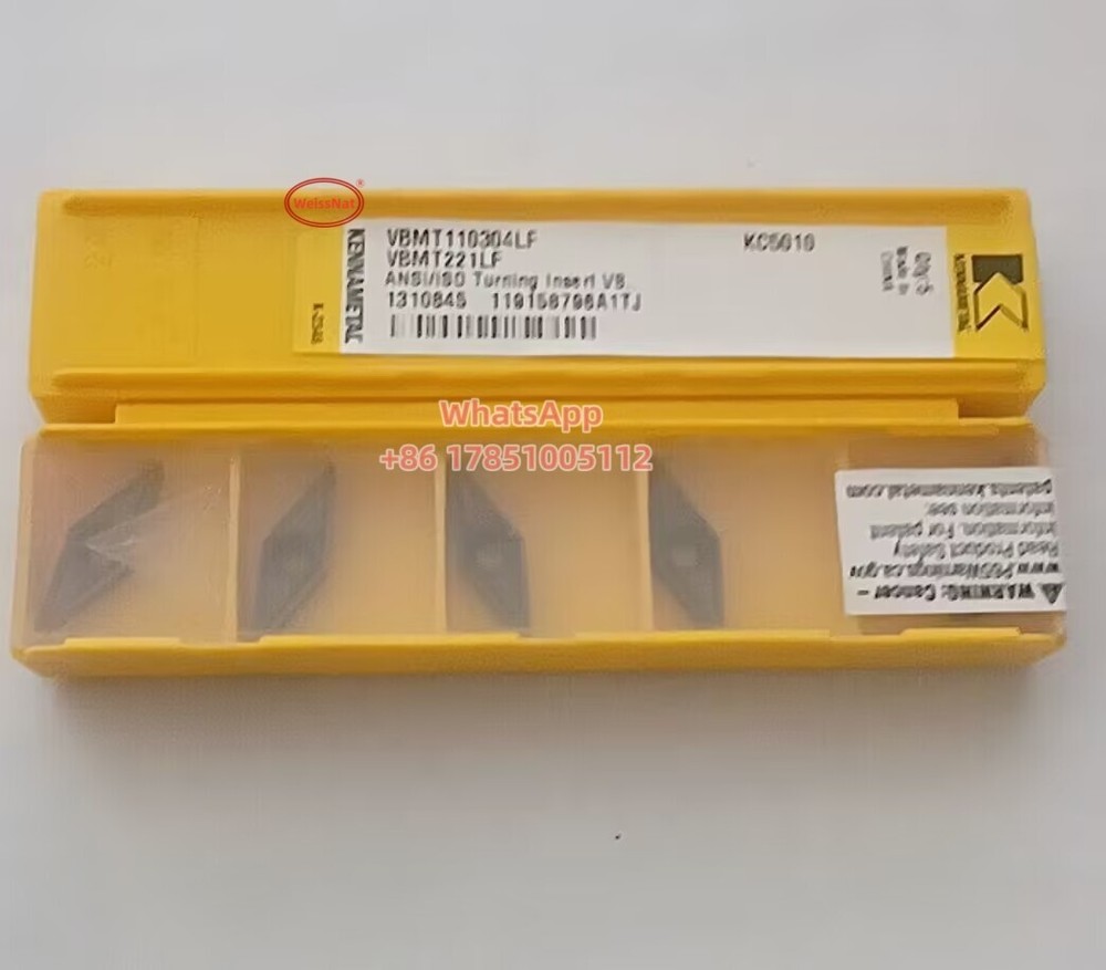 KENNAMETAL VBMT110304LF KC5010 carbide inserts 10PCS VBMT221LF Turning Insert