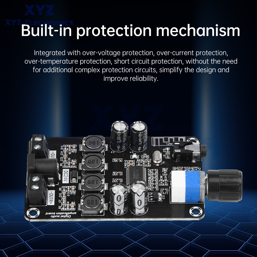 DC12-24V Bluetooth TPA3118D2 Class-D Audio Power Amplifier Board Module XH-A415