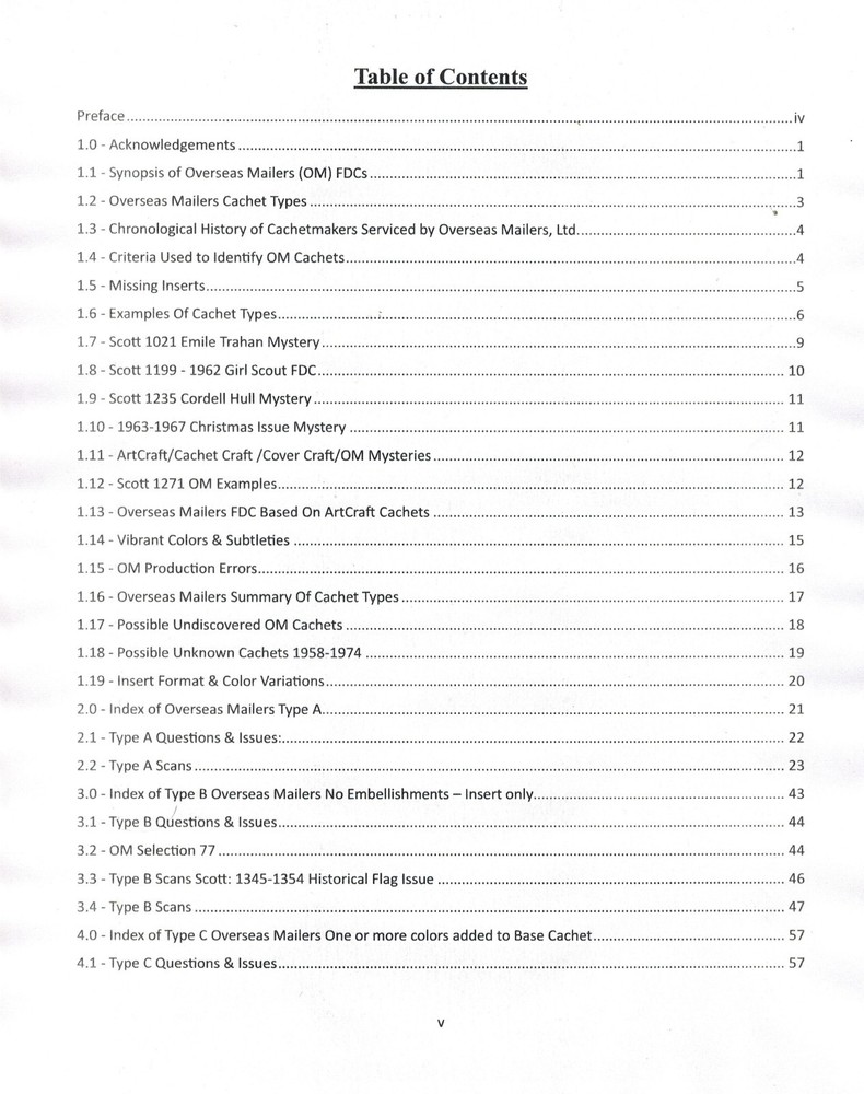 Catalog of United States Overseas Mailers First Day Covers - Hot off the Press