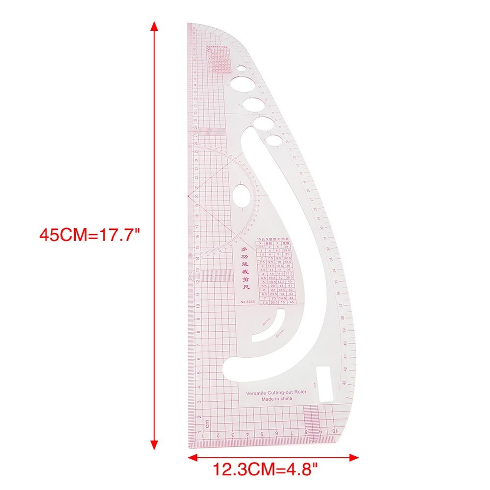 Pattern Maker Designing Ruler Purpose Garment Making Marking Curve Tool