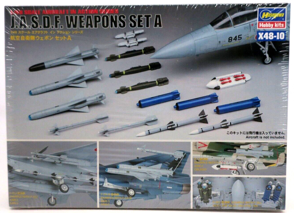 Hasegawa 1/48 JASDF Weapons Set A Model Kit X48-10