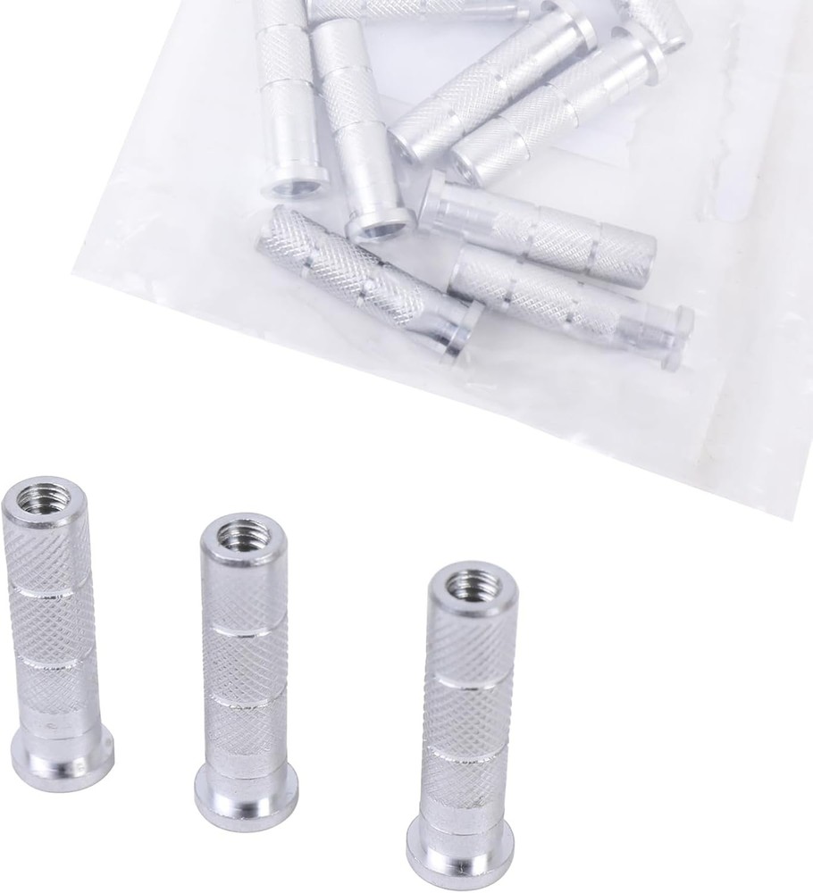 12 Precision Aluminum Arrow Inserts for Enhanced Archery Performance - 12.6gr