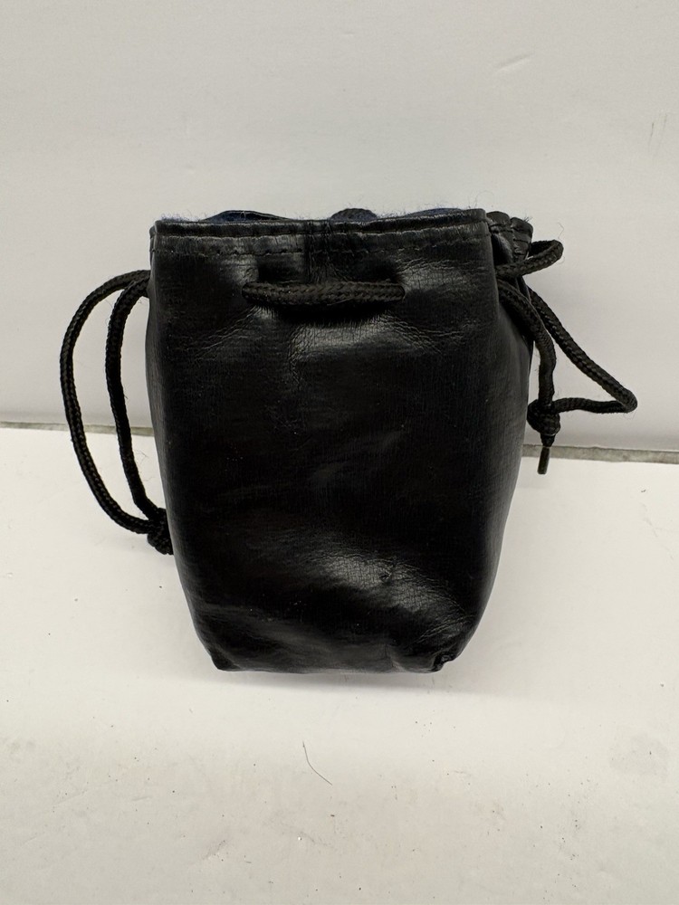 4X3X3" Lens Soft Pouch Case/Storage Bag: Black Bag Drawstring. Read Description