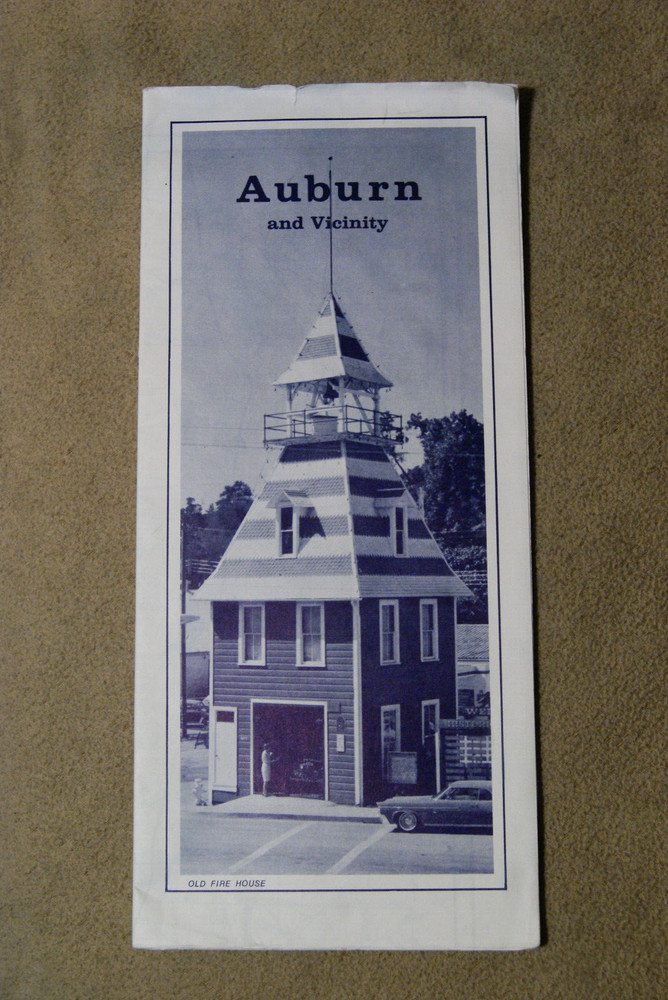 Auburn - California - Map - 1991