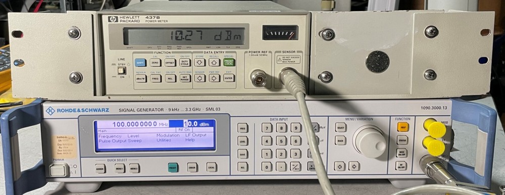 HP Agilent 437B Power Meter - Rack Mount