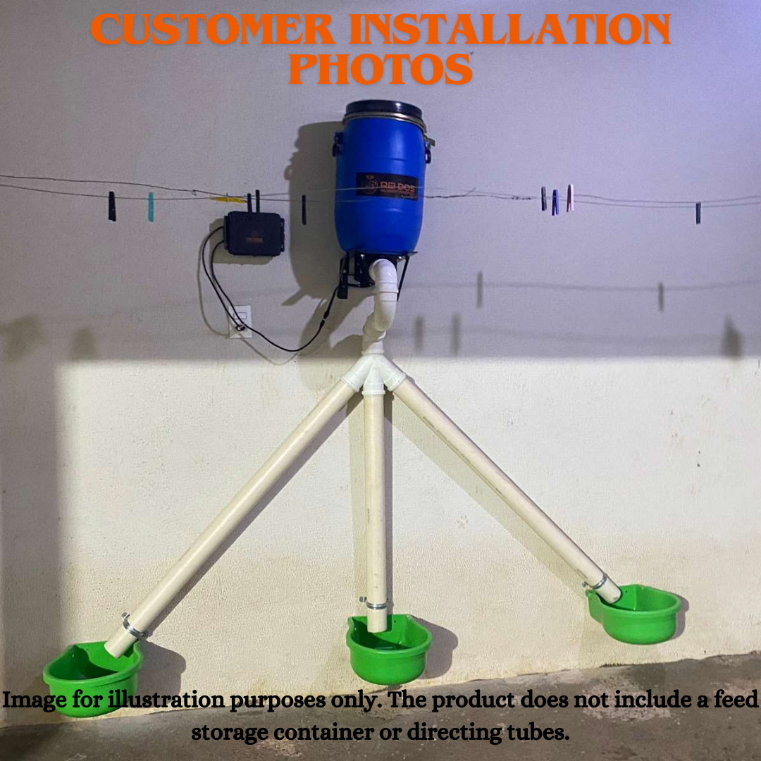 Automatic Feeder, Food Dispenser for Small and Large Animals with WiFi Timer Kit