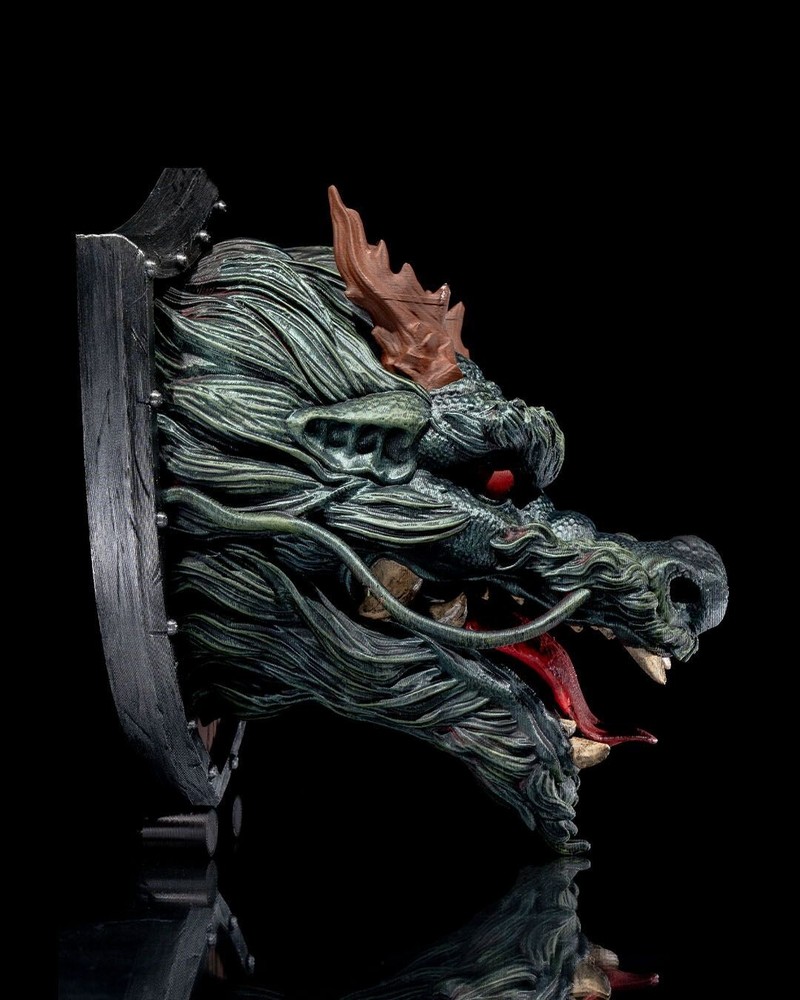 Eastern Dragon Trophy Wallmount - 3D Printed