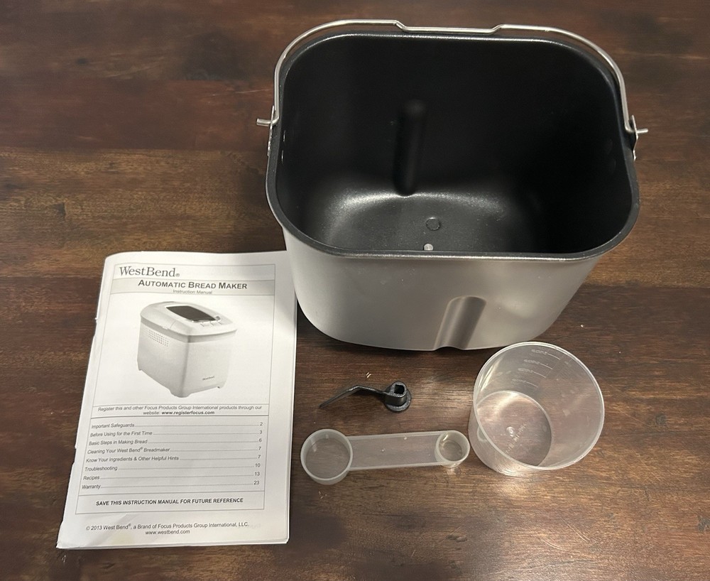 Replacement Pan/Paddle & Accessories for West Bend 41413 Bread Maker - P