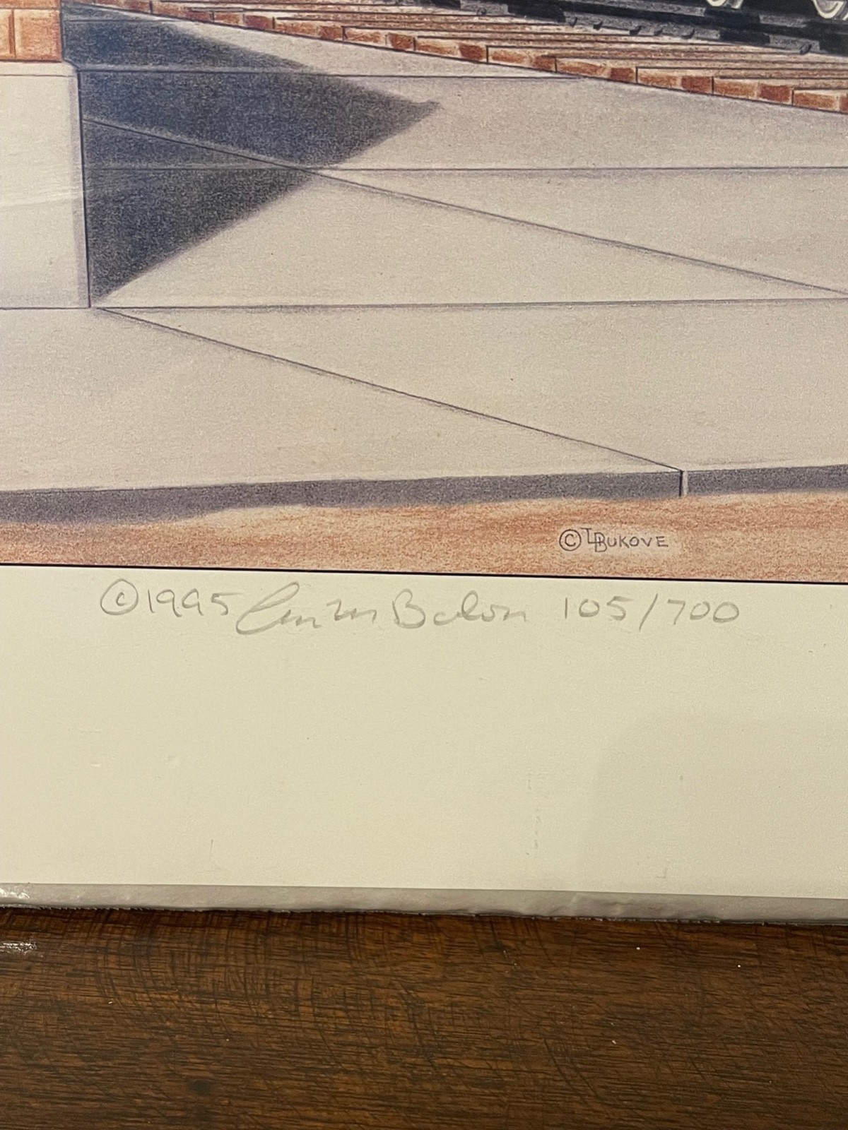 Vintage Santa Fe AT&SF "BLUE GOOSE" Print • 1995 Limited Edition 105/700 Signed