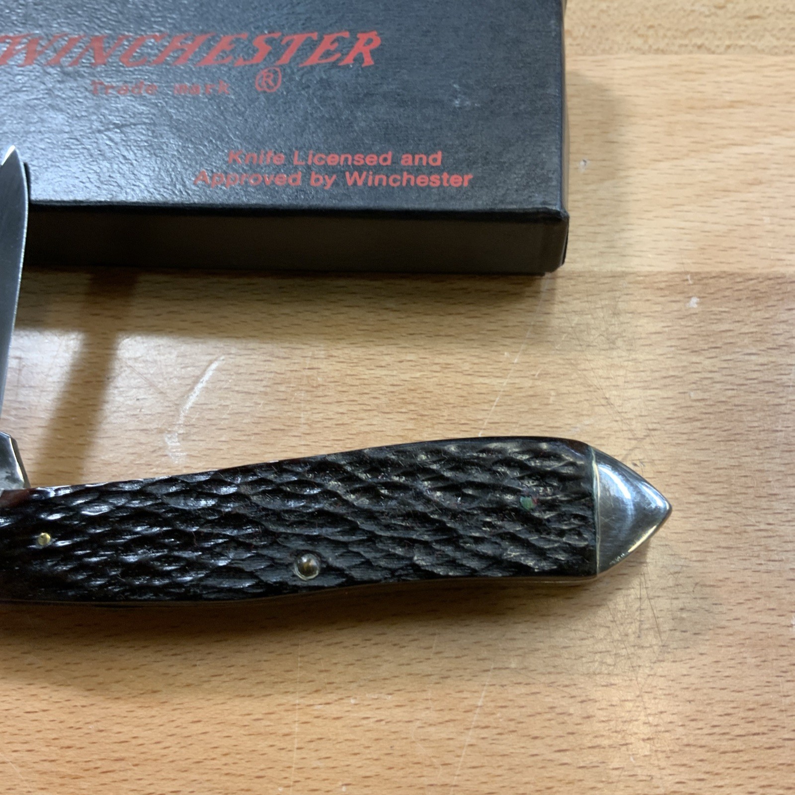 Winchester Torpedo Jack 2857 Two Blade , Original Box Excellent 1987 Made In USA