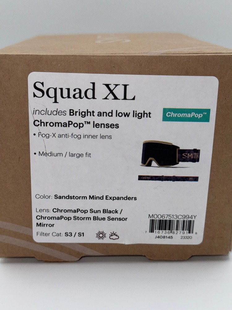 Smith Squad XL Sandstorm Mind Expanders Size M