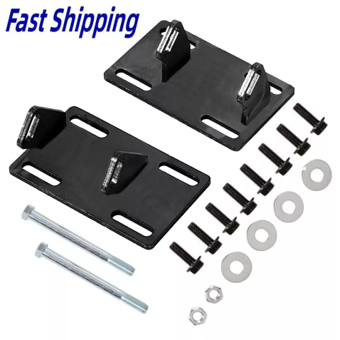 Motor Swap Mount Brackets Adapter Plates Kit For C10 LS Engine LS1 LS2 LQ4