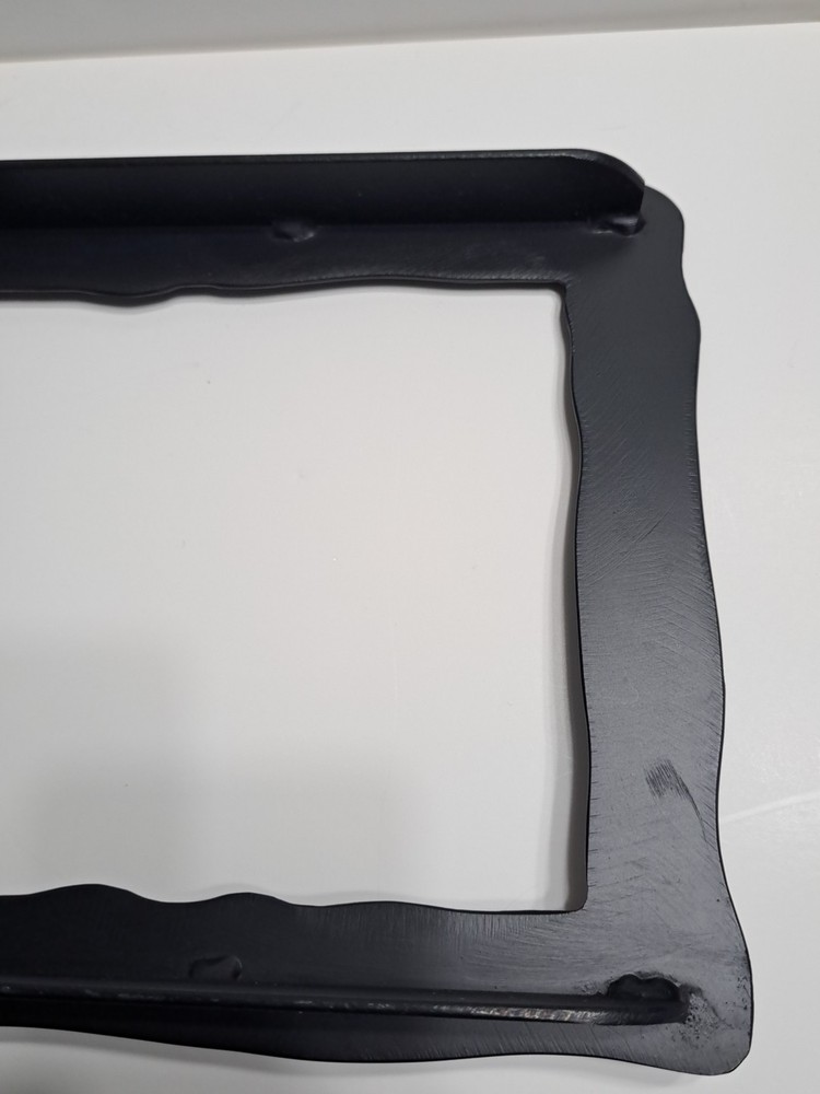 Heavy Metal Rectangular Shaped Clock MCM With Pendulum