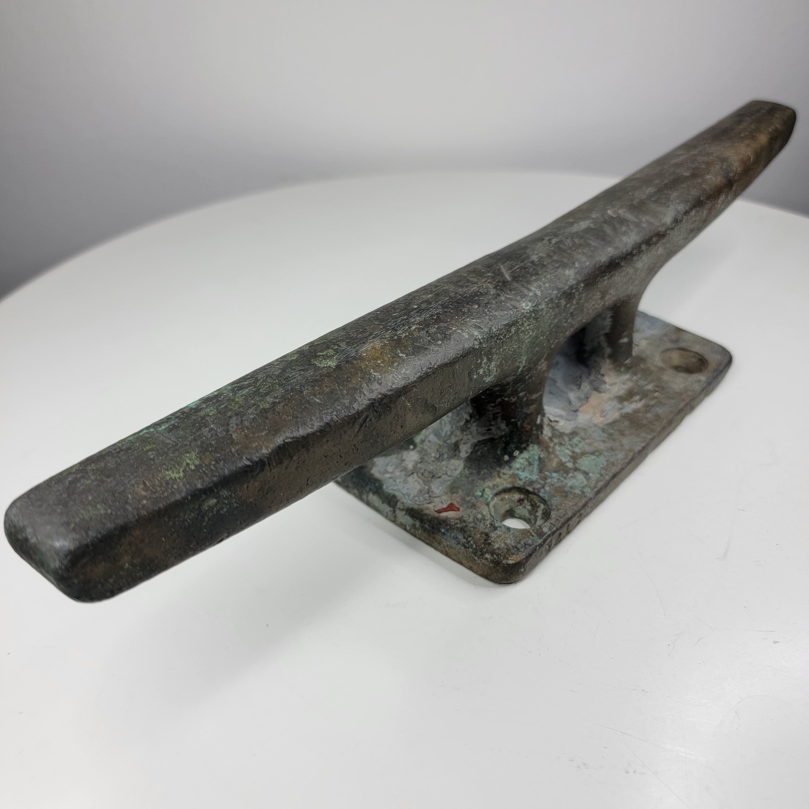 15" Bronze / Brass Boat Dock Cleat 10 Lbs 3211 15 Inch Weathered