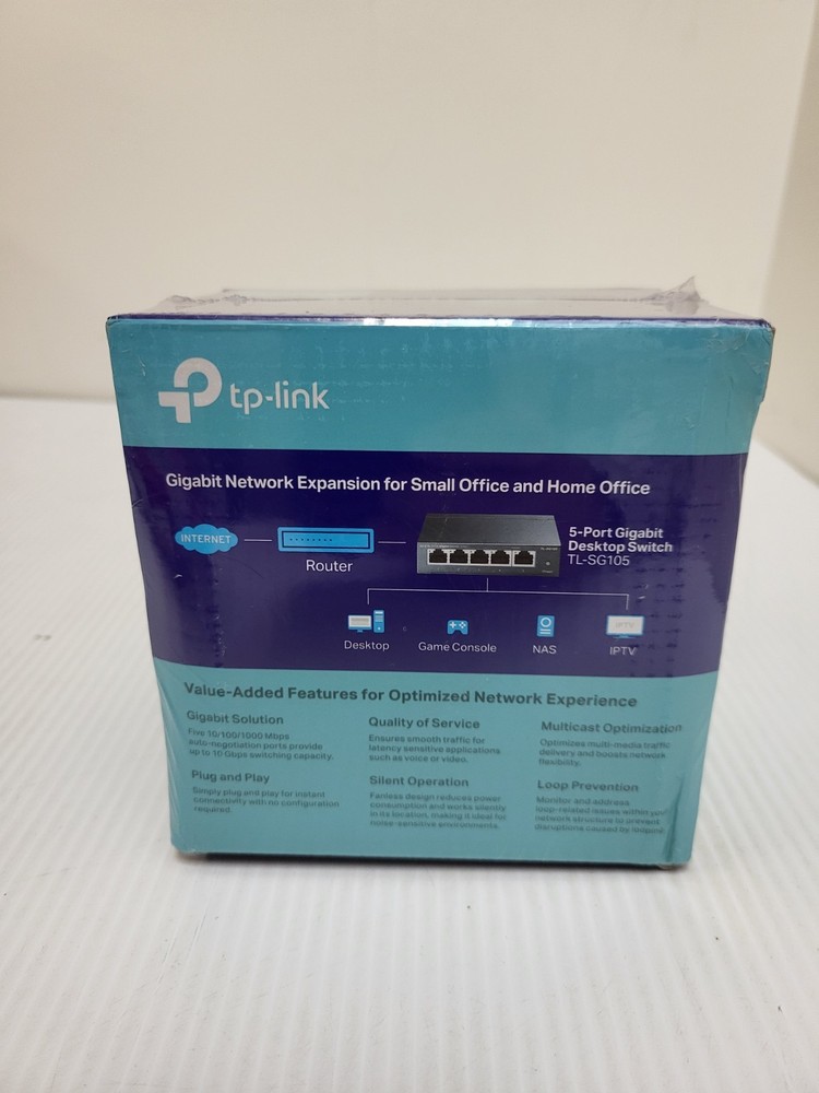 TP-LINK Technologies TP-Link (TL-SG105) 5-Ports External Desktop Switch