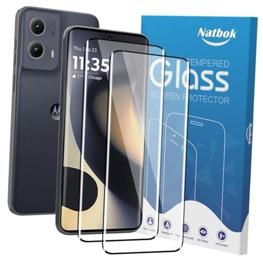 2 Pack 3D Compatible with/2023 Screen Protector,3D Full Motorola Edge 2024