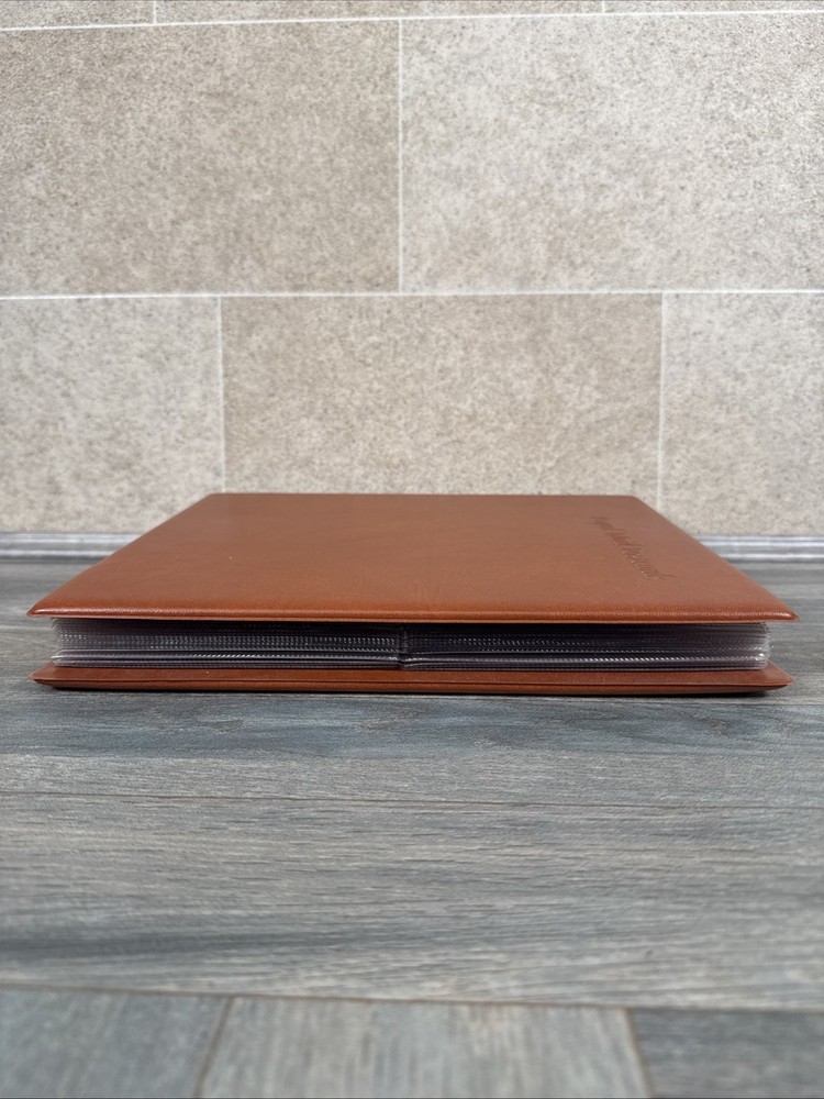 27 Pages ROYAL MAIL TAN BROWN POSTCARDS STAMP ALBUM