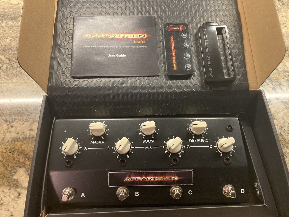 AmpRX Brown Box Apparition wireless 4 Channel FX Parallel Switching Interface