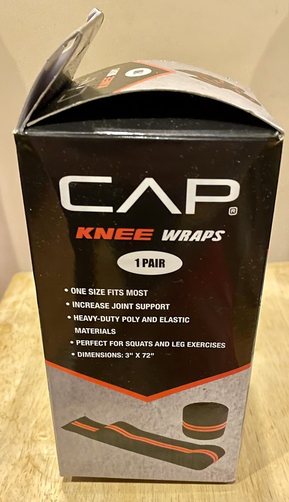 CAP RED KNEE WRAPS (1 PAIR)-BRAND NEW