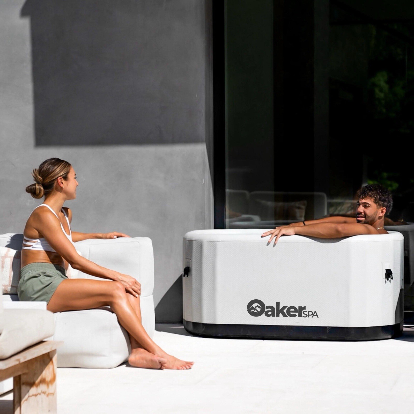 OakerSpa Portable Cold Plunge Tub With Chiller